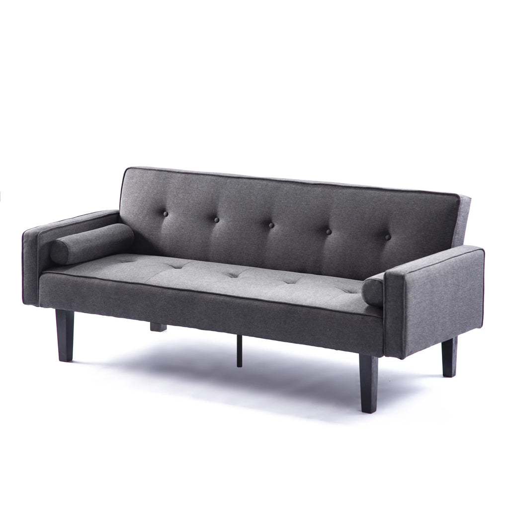 Convertible Futon Sofa Bed with Armrests I584113