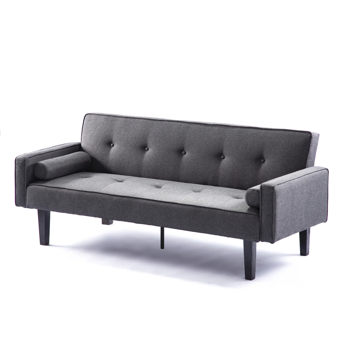 Convertible Futon Sofa Bed with Armrests I584113