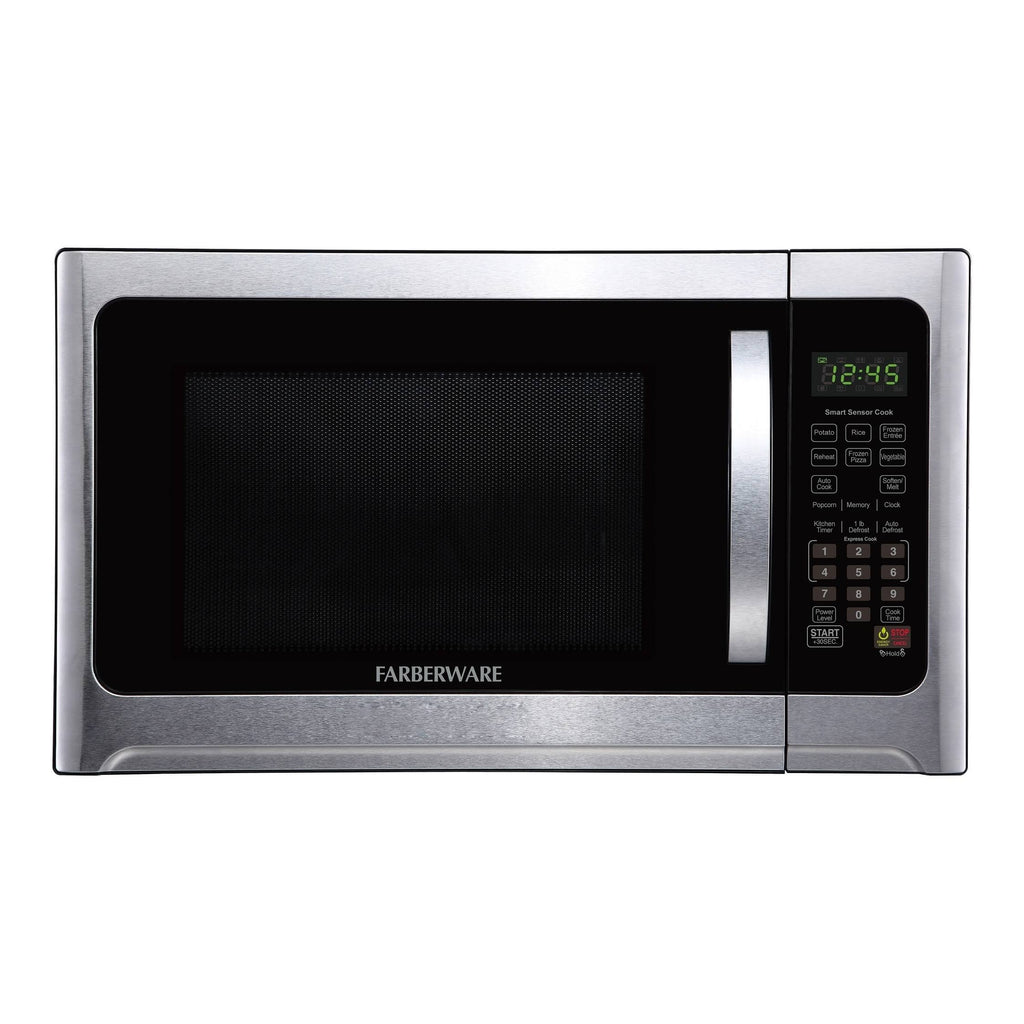 1.2 Cu. ft. 1100-Watt Stainless Steel/Black Microwave Oven W4287