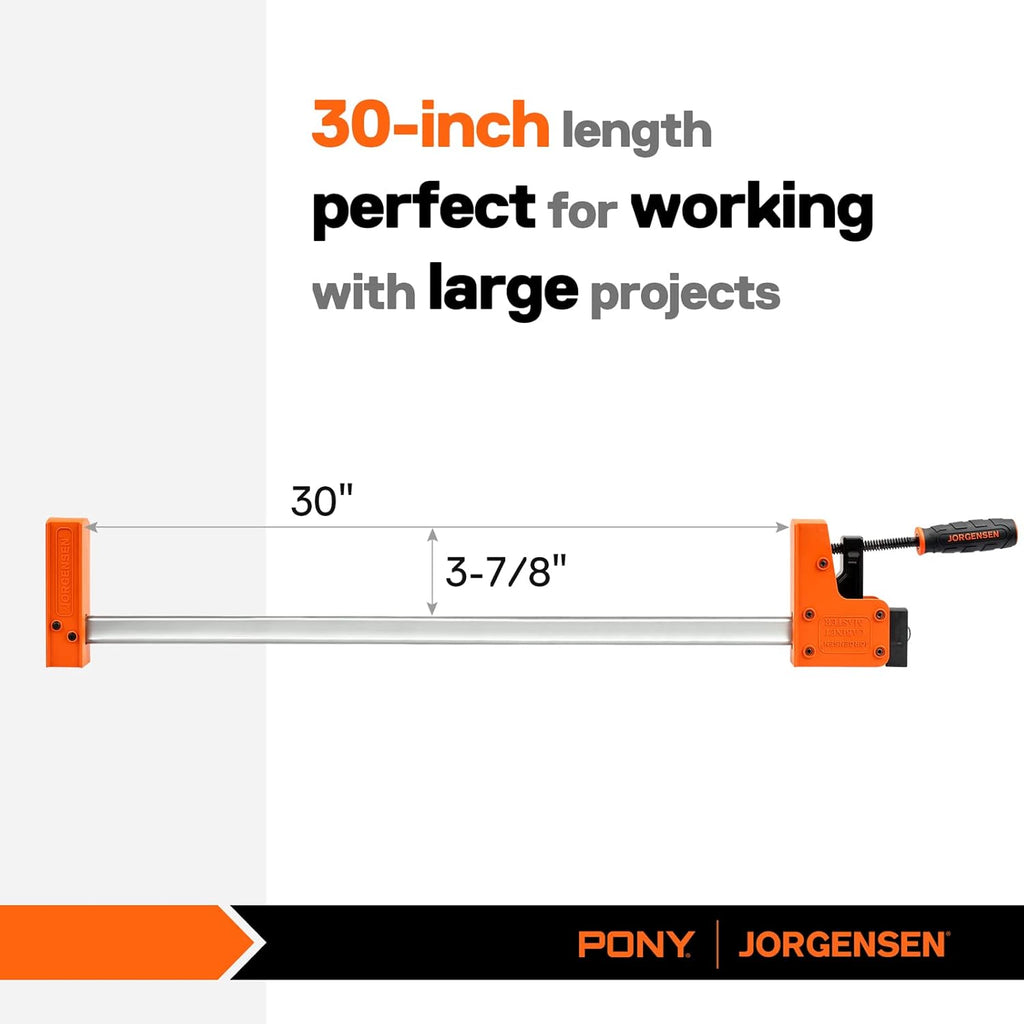 24-inch 90° Parallel Jaw Bar Clamp, 2-pack R527