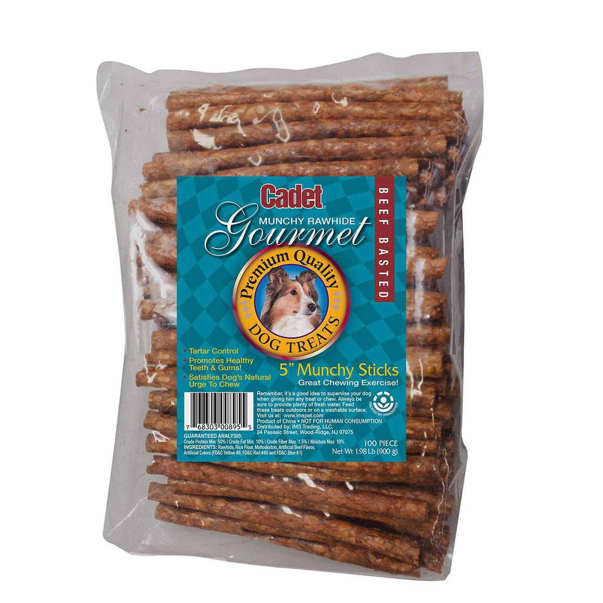 5 Inch Rawhide Beef Sticks W6989