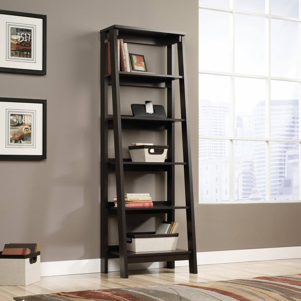 5 Shelf Bookcase, Jamocha Wood Finish I40662