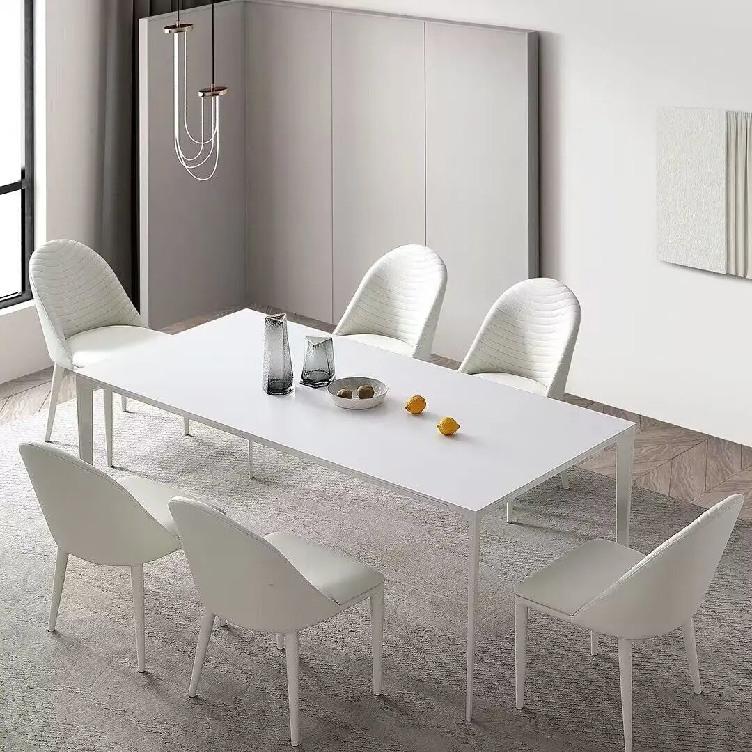 White Leather Dining Chair S96100