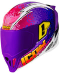 Purple Motorcycle Helmet 3XL H65094