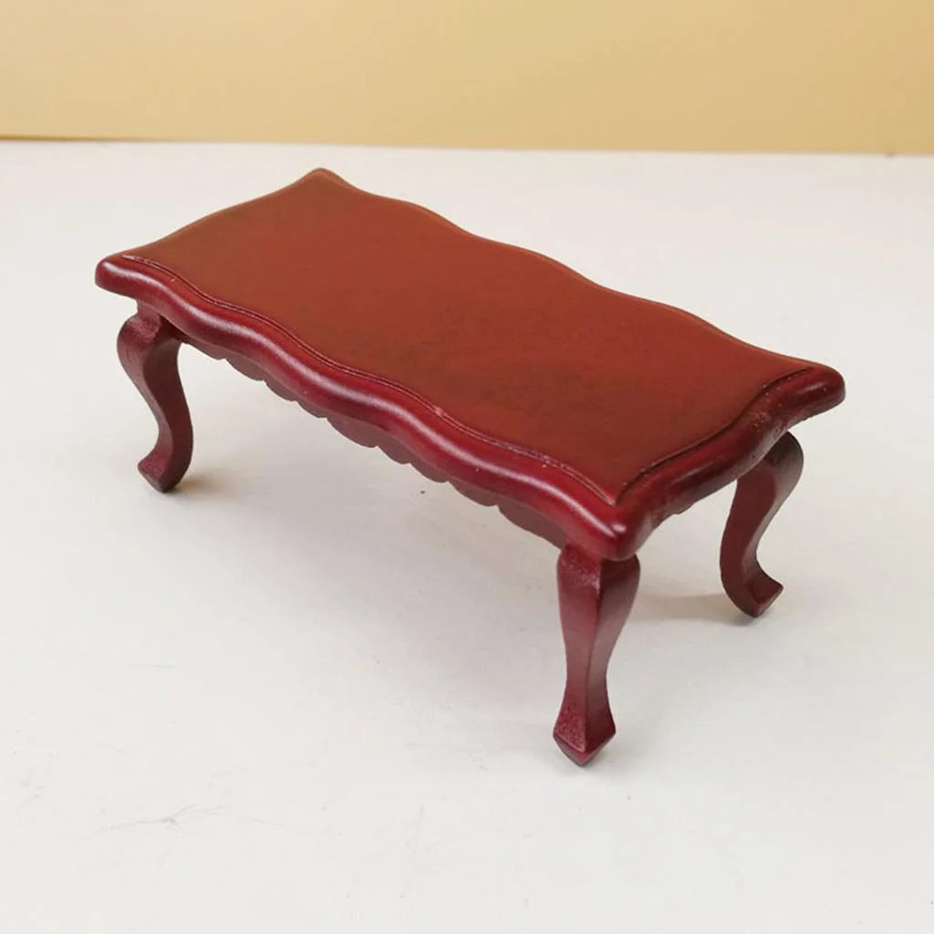 Miniature Walnut Tea Table Dollhouse Furniture D182031