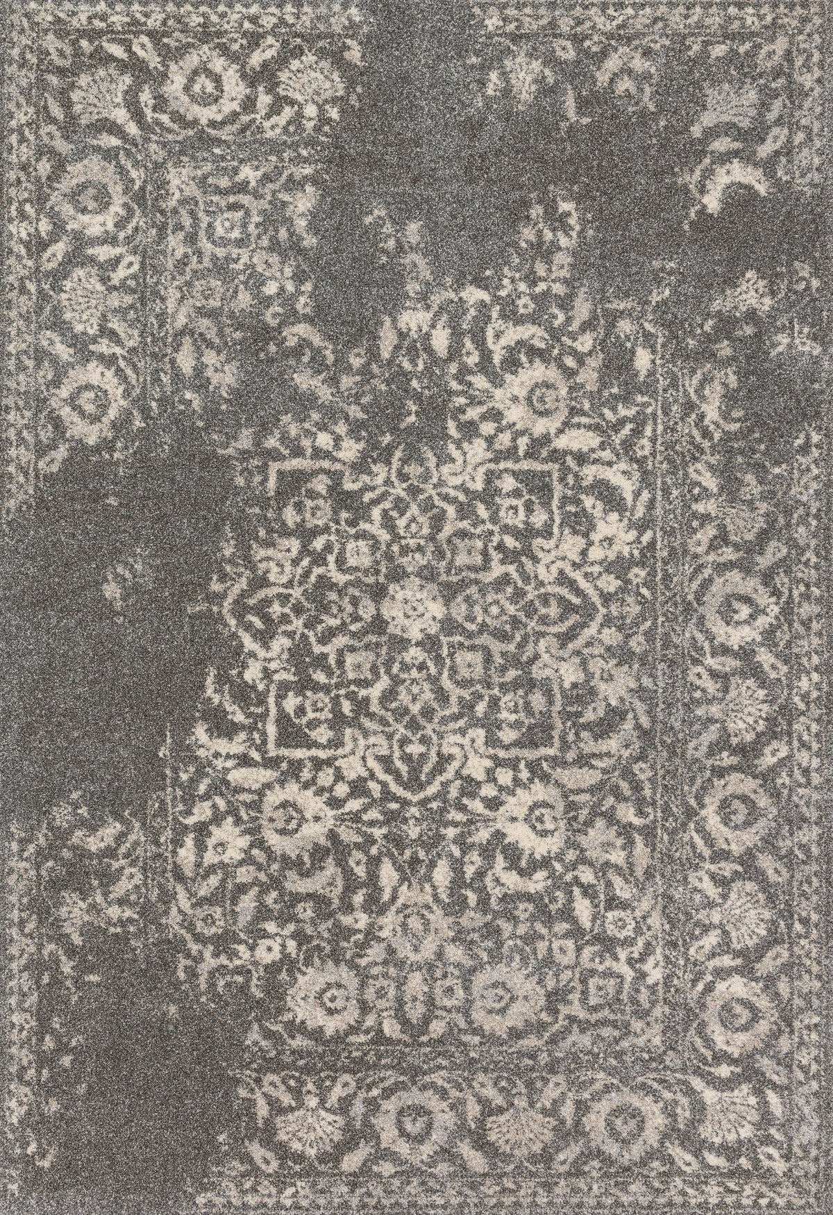 Charcoal Ivory Rug C227