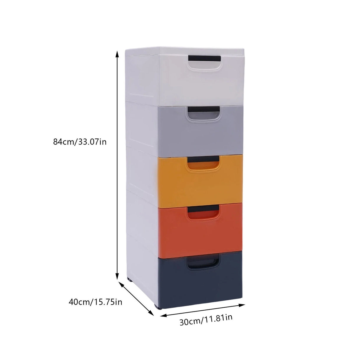 5 Layers Stackable Drawers Dresser Storage Cabinet Y42749
