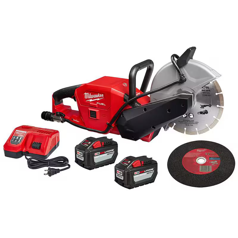 18V Lithium-Ion Brushless Cordless 9 in. Cut Off Saw Kit F6038