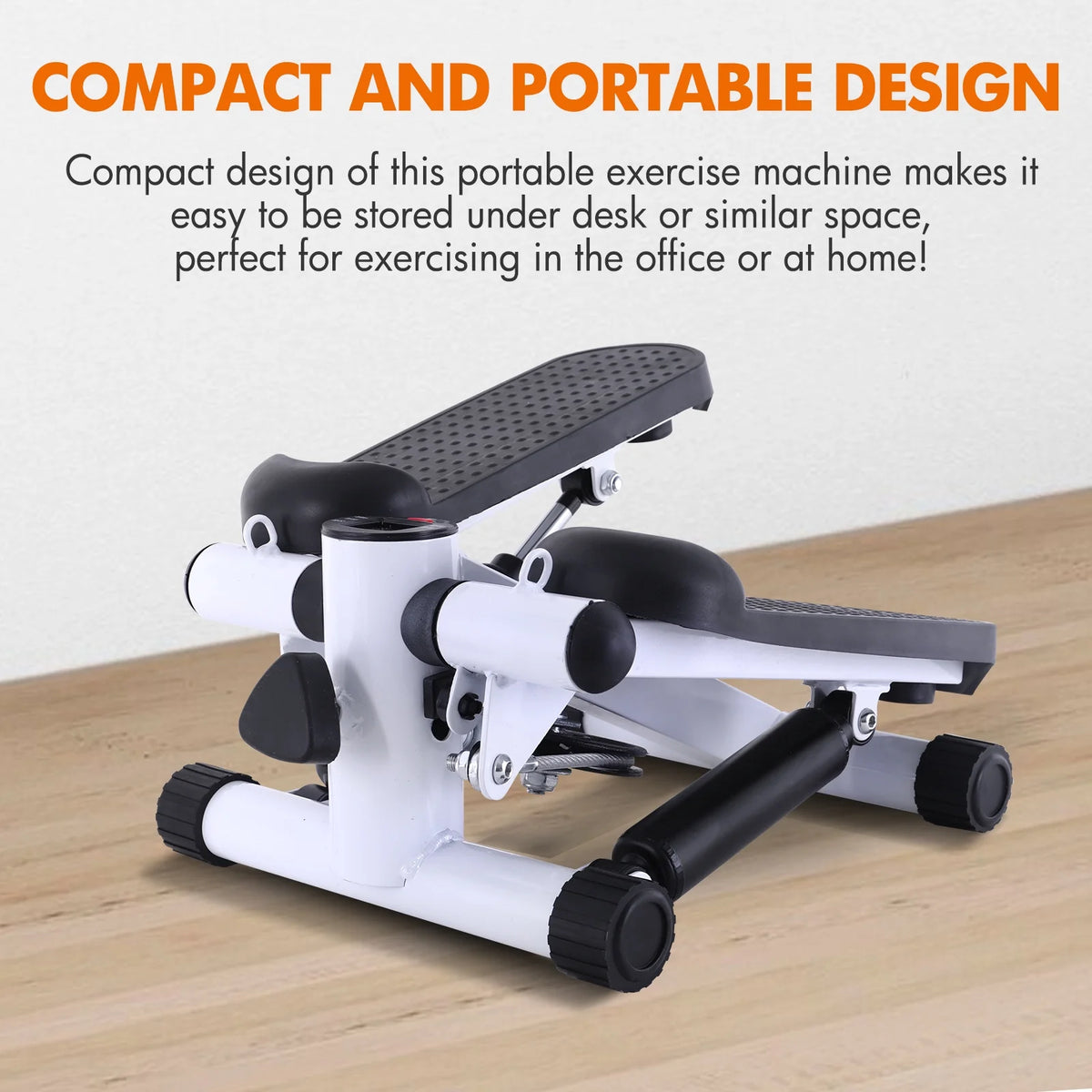 White Stair Stepper with Resistance Bands W518540