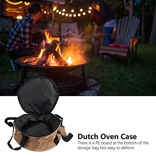 Canvas Portable Dutch Oven Storage Bag (Black) A188