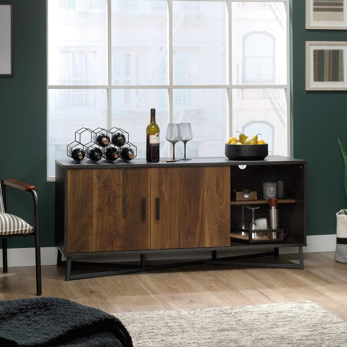 Credenza, Brew Oak Finish H7228