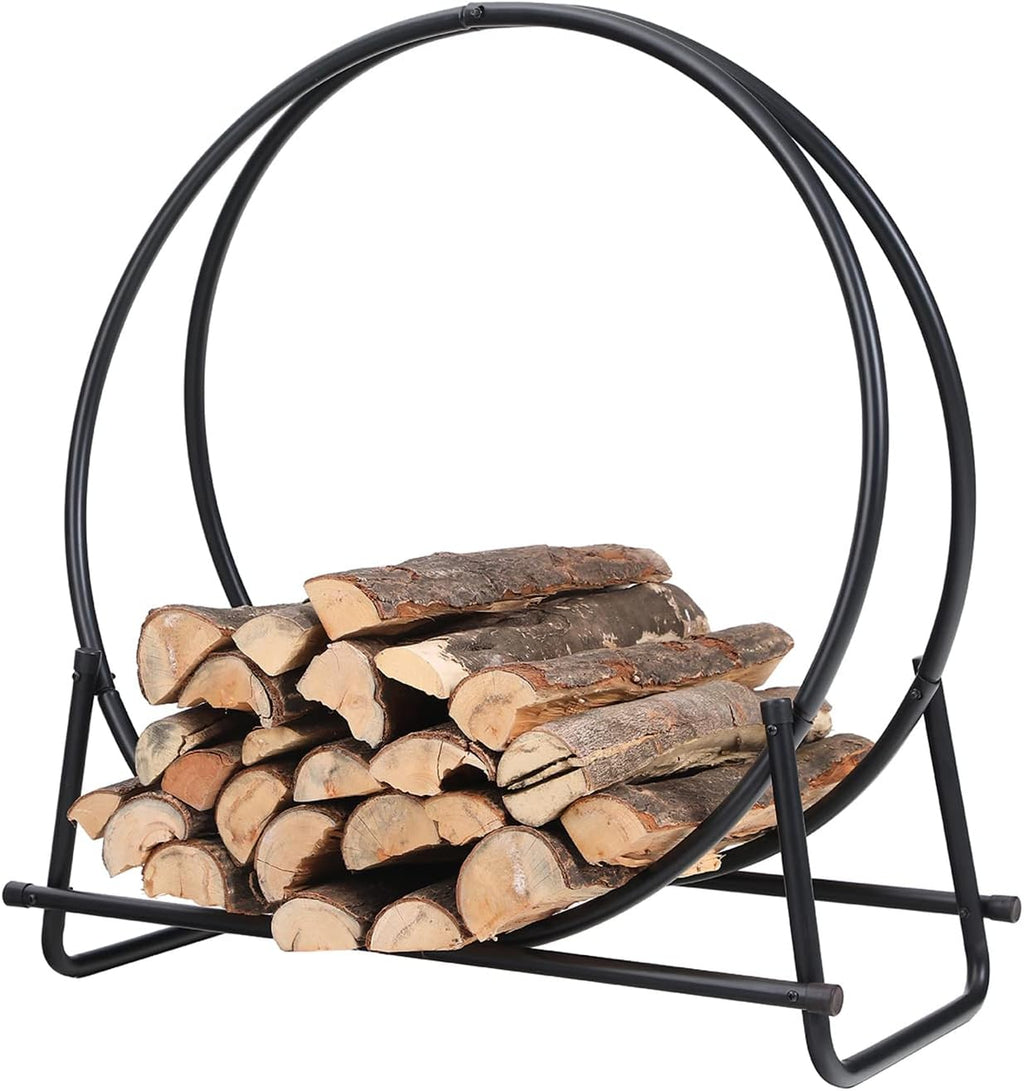 4ft Heavy Duty Metal Firewood Rack L134