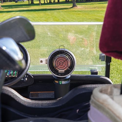Silver and Black 4000 BTU Golf Cart Heater G11752