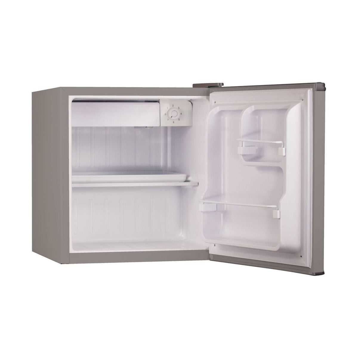 Black Silver Compact Fridge L31820