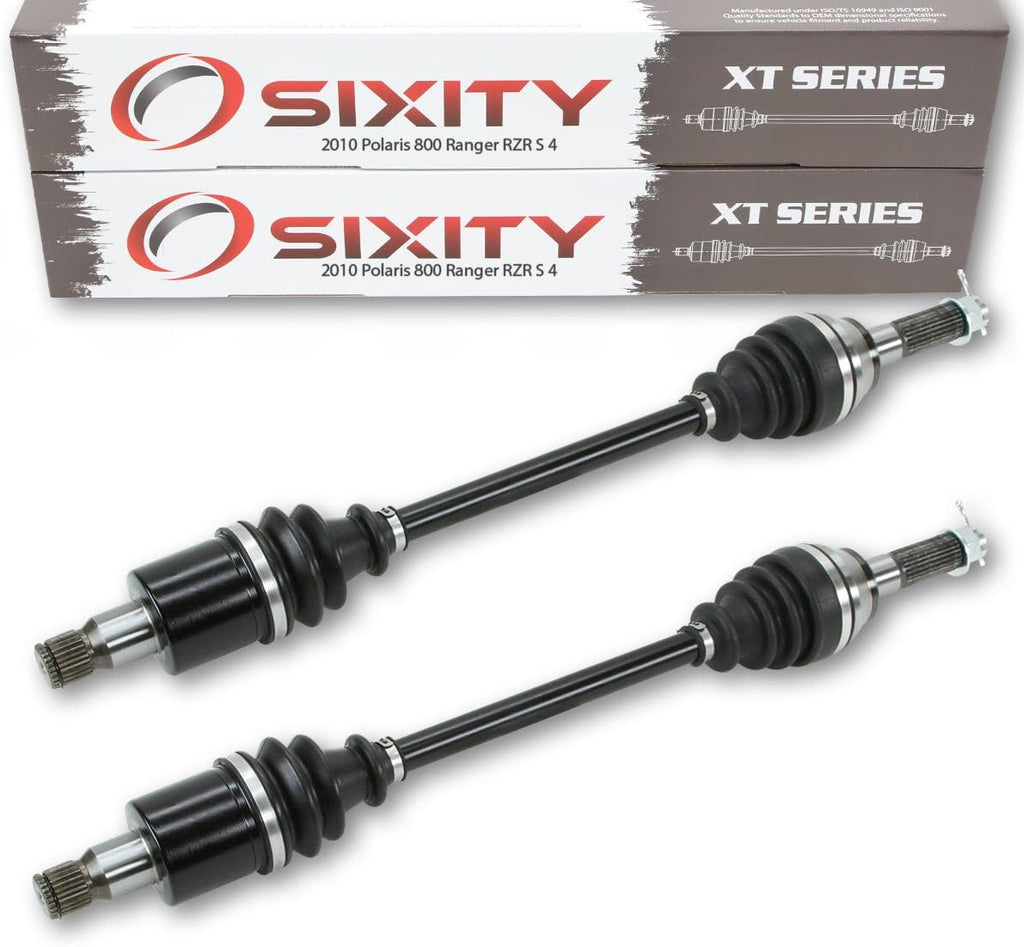 Rear Left Right Axles XT Pair for Polaris 800 Ranger RZR S 4 4X4 S858