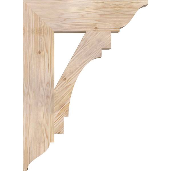 Douglas Fir Traditional Smooth Bracket S61618