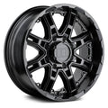 20x10 8x180 -23mm Black Wheel N6661