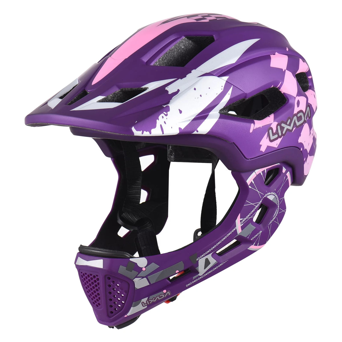 Kids Cycling Helmet Detachable Full Face Adjustable N229