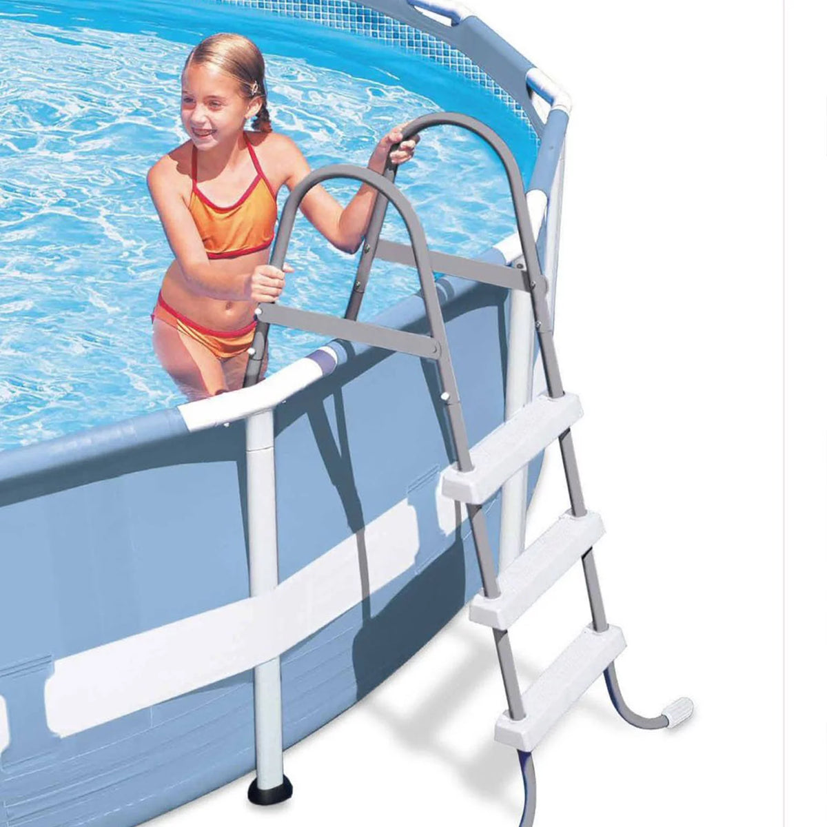 10' x 30 Above Ground Swimming Pool with Filter Pump & Ladder L54519