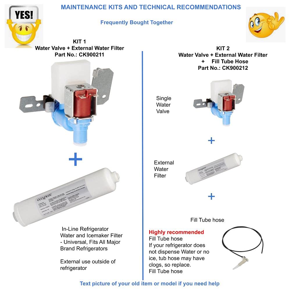 Ice Water Inlet Valve X498