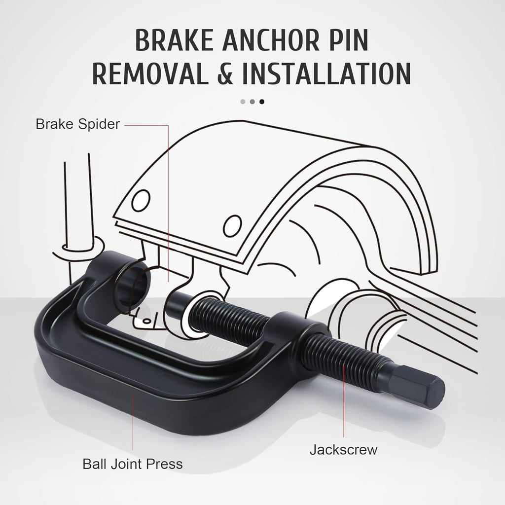 Heavy Duty Ball Joint Press & U Joint Removal Tool Kit with 4x4 Adapters, Pack of 2 D970591