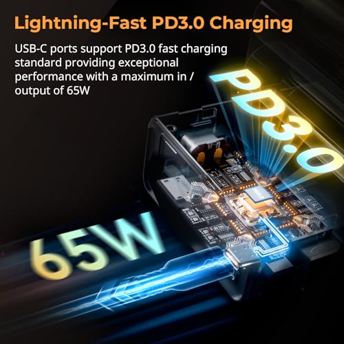 99Wh 6800mAh V Mount Battery with USB-C D-TAP USB-A Dual DC Ports OLED Screen F997718