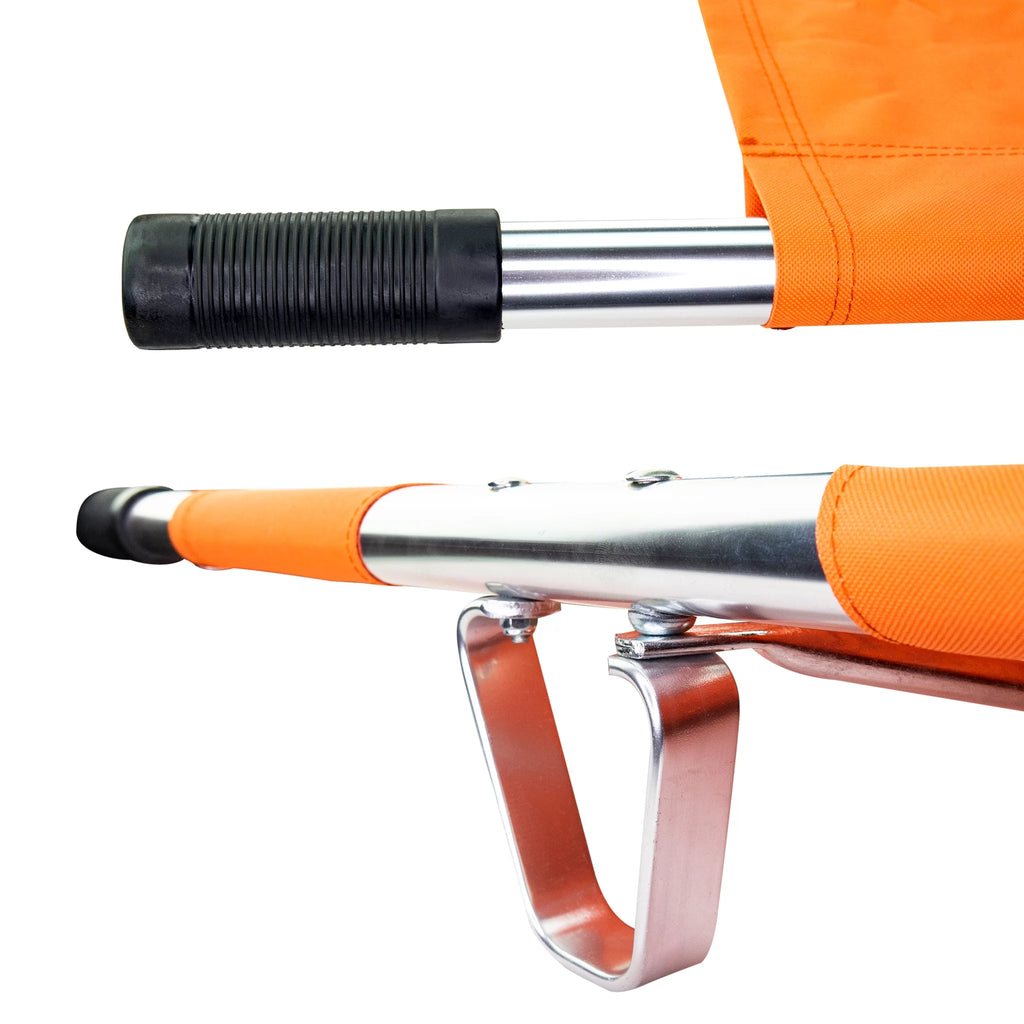 Orange Folding Medical Stretcher F6554