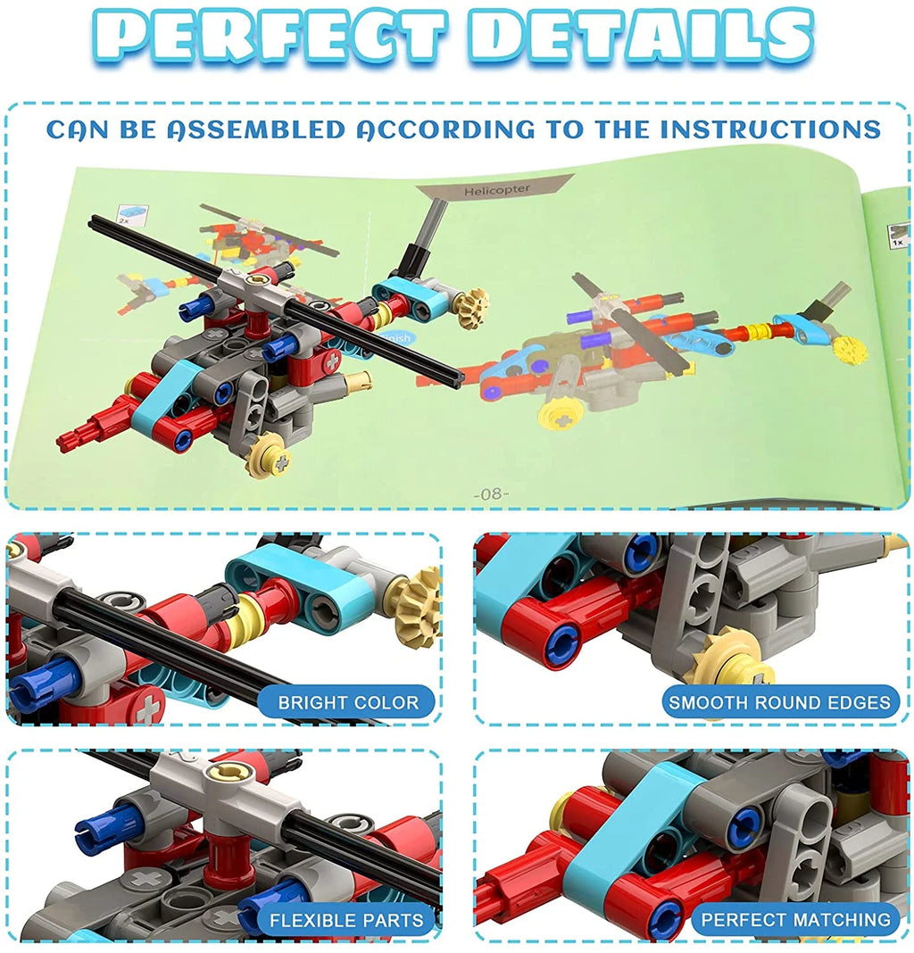 171Pcs 20-in-1 STEM Building Toys Construction Set M309