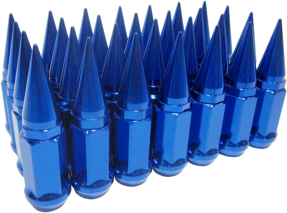 32 pc Extended Spike Lug Nut M12x1.25 Conical Seat Hex 3/4 X61021