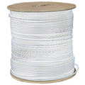 RG6 Coaxial Cable 18AWG Solid White 1000 ft Spool L383312