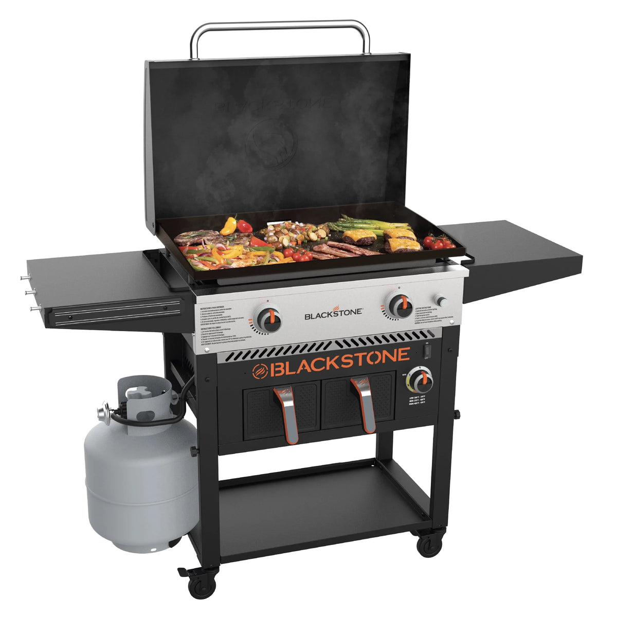 2-Burner 28 Griddle with Air Fryer Combo G593178