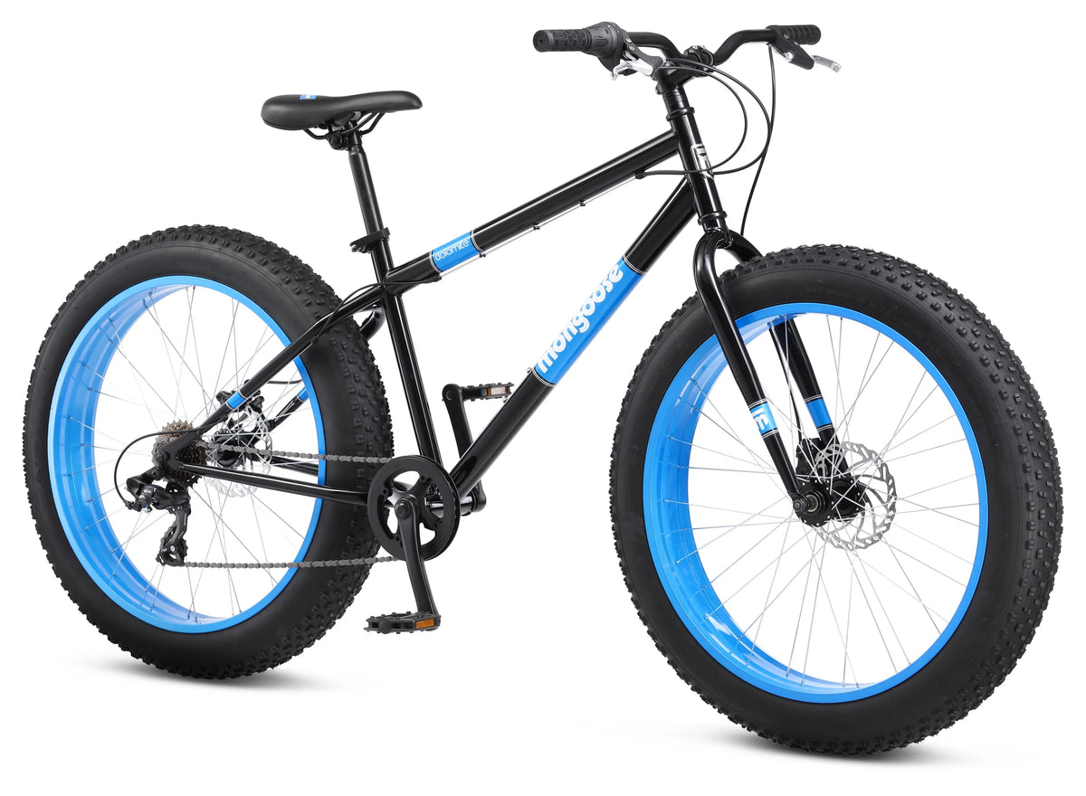 26 Fat Tire Bike 7 Speeds Black D6935