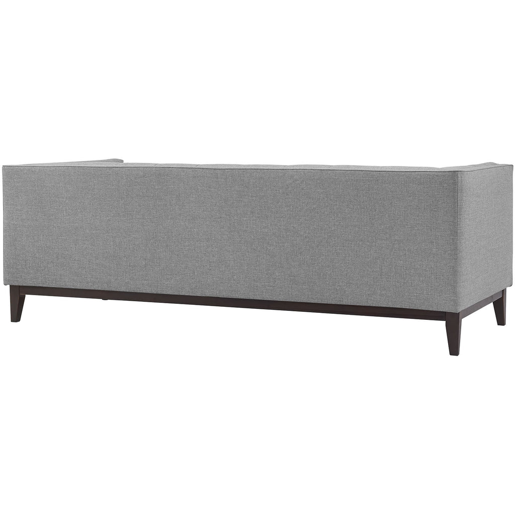 Light Gray Upholstered Fabric Sofa E734