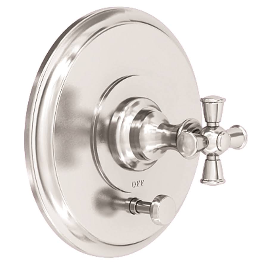 Balanced Pressure Tub & Shower Diverter Plate with Handle English Bronze G2921