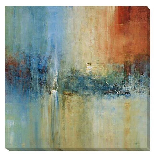 Blue Cascade Canvas Giclee Art - 20 in. J610