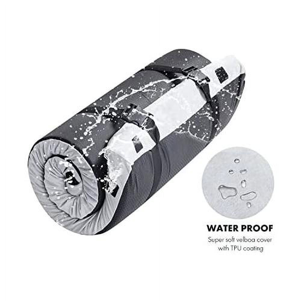 Memory Foam Camping Mattress with Removable Waterproof Cover Travel Bag A569