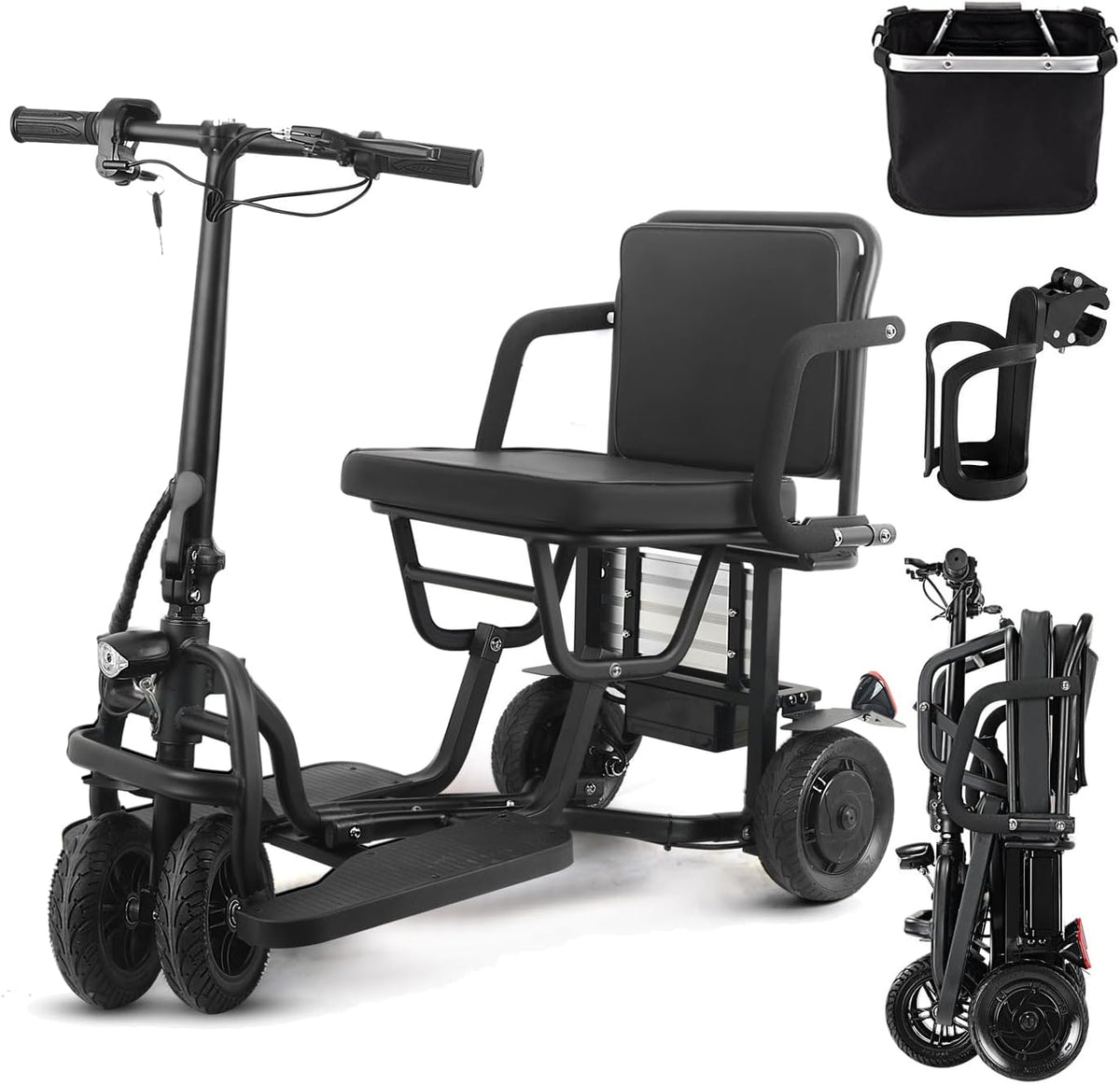 Ultra Lightweight Folding Electric Scooter with Seat N137