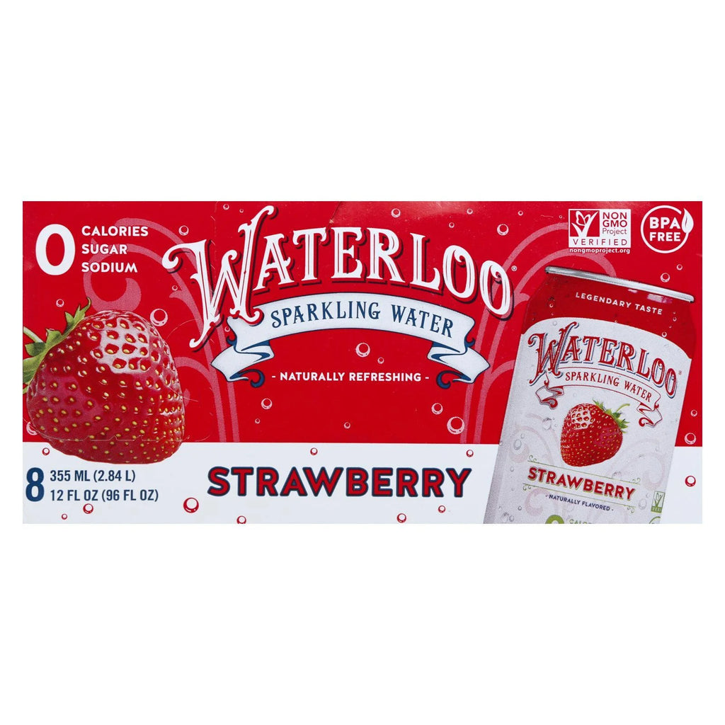 Water Spk Strawberry - Case of 3 - 8/12 OZ P4383