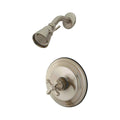Single Handle Shower Faucet, Satin Nickel Y48900