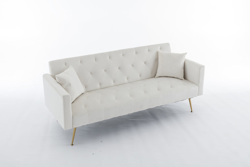 Beige Convertible Sofa Bed G94923