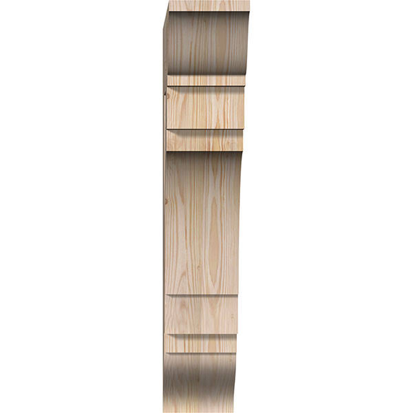 Douglas Fir Traditional Smooth Bracket S61618