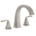 Brushed Nickel 2-Handle Deck-Mount Roman Tub Faucet Z724765