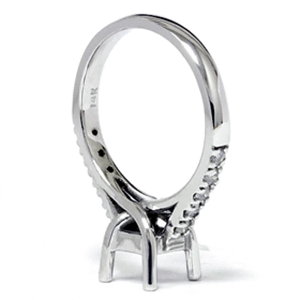 14K Diamond Engagement Ring Setting G40838