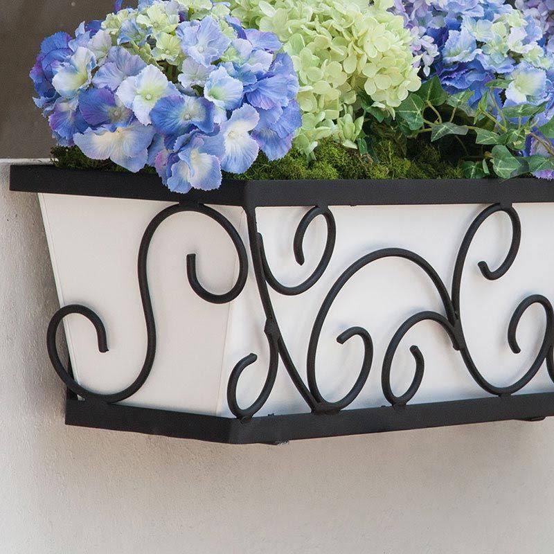 60in Window Box with White Galvanized Liner E423
