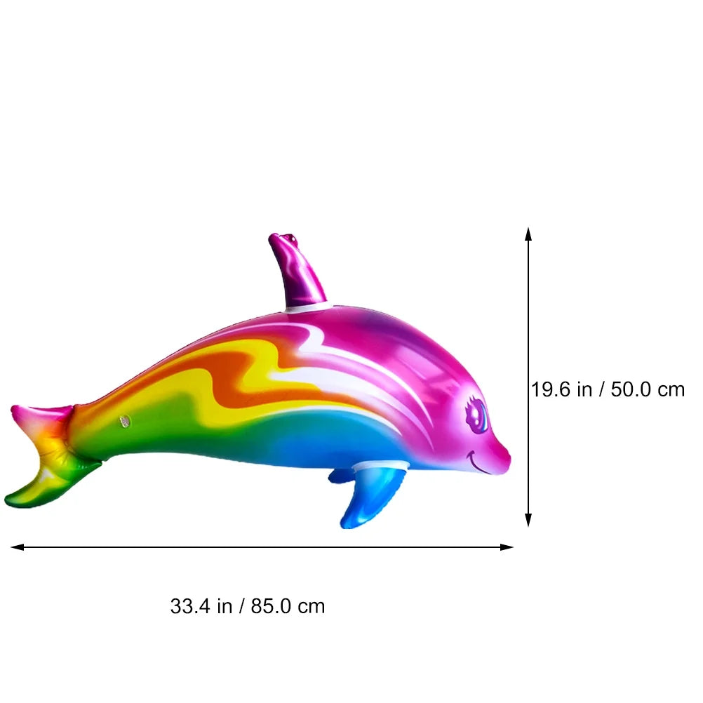 2pcs Big Inflatable Dolphin Toys Q25240