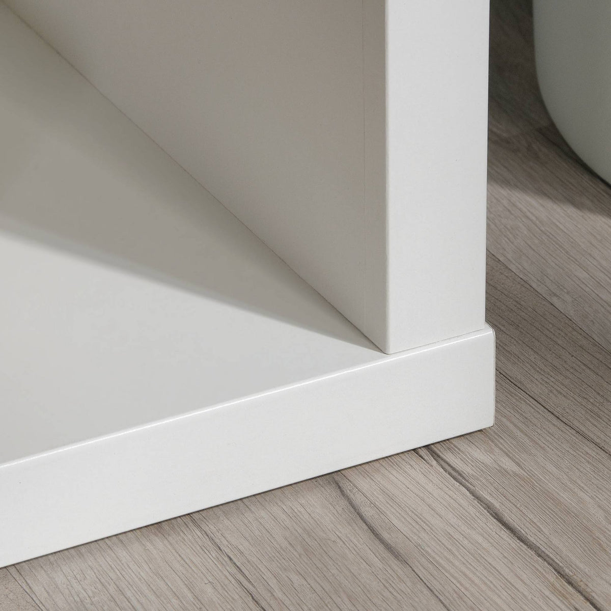 Glacier White Engineered Wood Horizontal Bookcase U42960