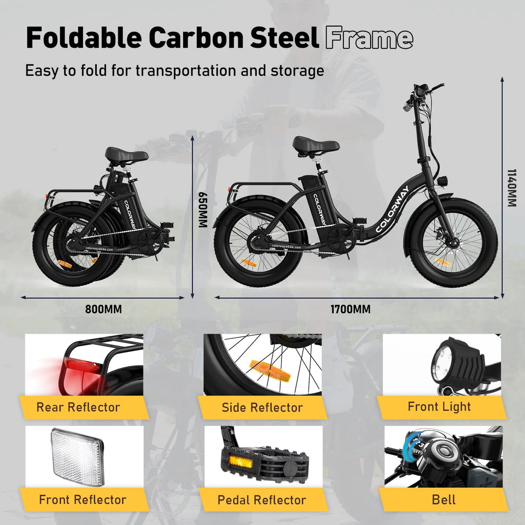 20x3.0 Fat Tire Electric Bicycles 12Ah 36V 500W E Bike C241