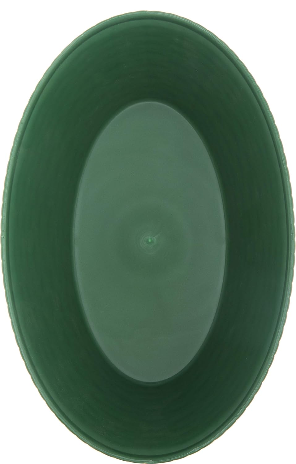 Oval Serving Basket, 9" x 6", Green, Pack of 12 O52877