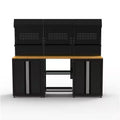 2-Piece Steel Garage Workstation in Black X667913