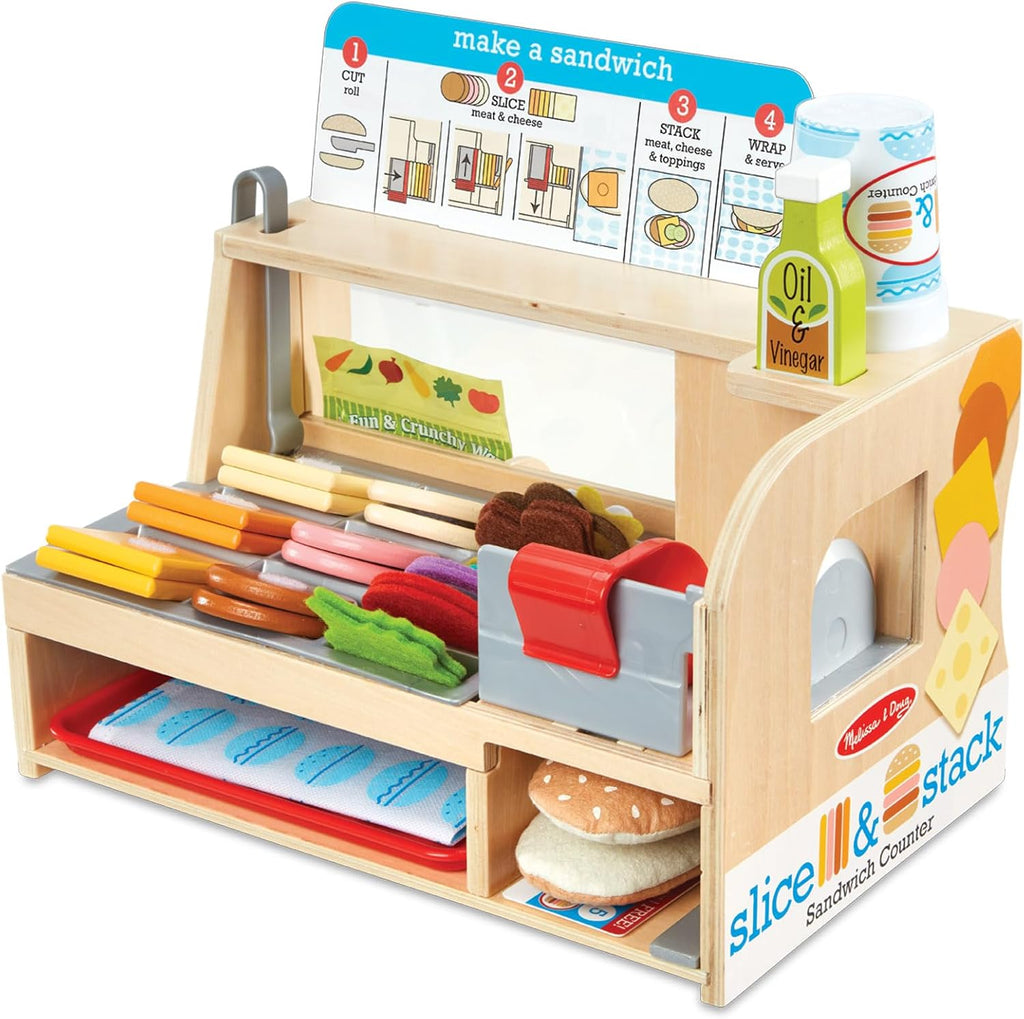56-Piece Wooden Pretend Play Food Set D51030